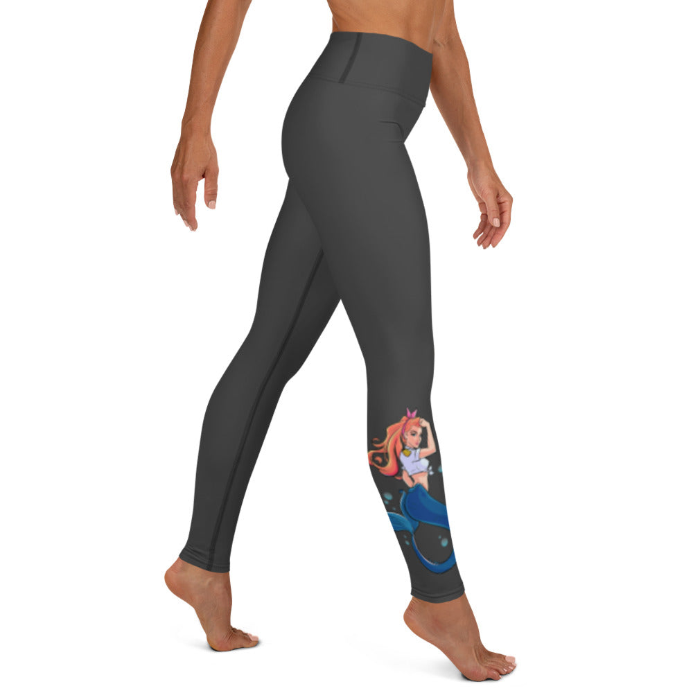 Buy Charcoal Wide Band Leggings from the Pineapple online store